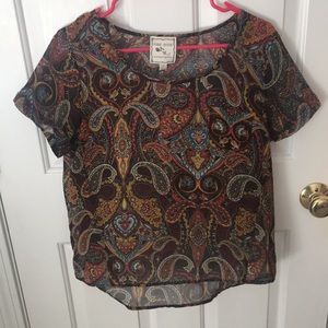 Paisley Patterned Shirt